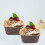 1Conjunto Pequenas Para Doces Muffins Cupcake Marrom 6