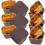 1Conjunto Pequenas Para Doces Muffins Cupcake Marrom 4