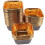 1Conjunto Pequenas Para Doces Muffins Cupcake Marrom 9