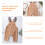 Roupa De Bebê Recém-Nascido De Cotelê Caqui 8