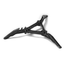 Gas Tank Holder Foldable Canister Stand Gas Canister Support Gas Tank Stand Holder Tripods Stove Flat Gas Tank Holder Matte black