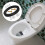 1Conjunto Kit Vedação Para Válvula De Vaso Rv Flexível E Durável 2