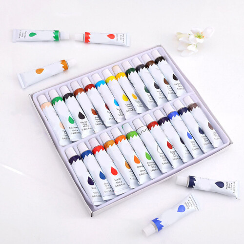 1Conjunto Tinta Acrílica ABS Para Tela Com Cores Variadas 2