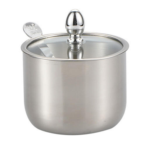 Modern Gold/Silver Sugar Bowls 304 Stainless-Silver single can