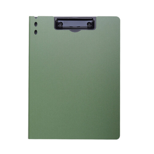 Presse-papiers rabattable de taille standard-Vert foncé Vertical