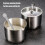 Modern Gold/Silver Sugar Bowls 304 Stainless-Silver single can 6