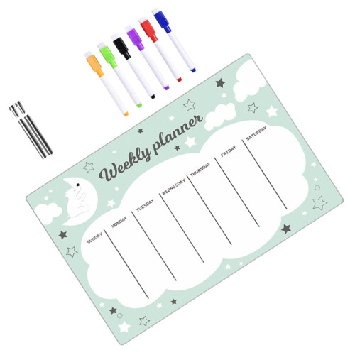 1Conjunto Quadro Acrílico Para Memo Reutilizável