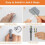 Silicone Pen Holders Marker Holders Easy to Install-Red 7