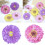 25 Sheets Adhesive Notepads Flowers Shape Stick Note Pad-pink. 3