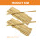 200Pz Spiedini Durevoli in Bamboo Chiaro Per E Grigliate 6