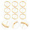 20St Ronde Split Sleutelhanger Ringen Voor DIY Keychains 5