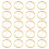 20St Ronde Split Sleutelhanger Ringen Voor DIY Keychains 8