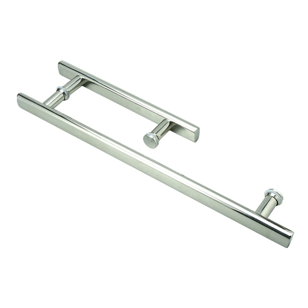 Push And Pull Shower Door Handle Stainless Steel Replacement Parts For Sliding Glass Doors 425Mm + 225Mm 9001264173135