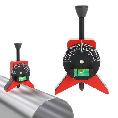 Efficient Pipe Assembly Tool Center Marker for Accurate-Red 1