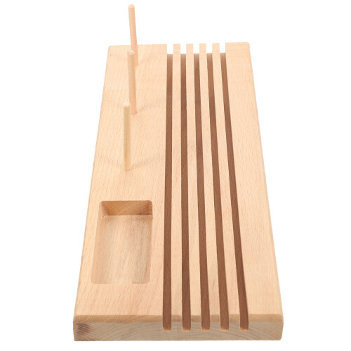 Robuster Holz Garnhalter Für Zuhause Mit Glatter Oberfläche 1