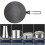 Portable Aluminum Heat Diffuser Tray Heat-Diameter 28CM 7