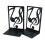 Metal Book End For Shelves Musical Note Bookend Slip-Note B320 1