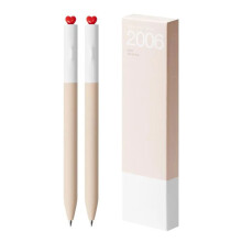 2 Pcs First Love Heart Neutral Pen 0.5mm Gel Pen Writing-06