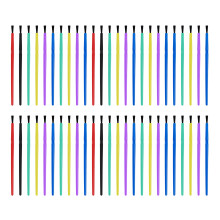 Petits pinceaux à peinture, 50-12,5 cm de mélange de couleurs