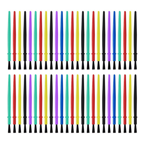 Ensemble de petits pinceaux à-8 cm de mélange de couleurs