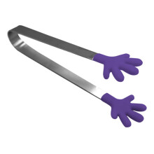 Silicone food clip, sugar tongs, candy tongs, mini ice tongs, tong tool, hand shape, small tongs, practical food tongs, snack tongs, appetizer tongs