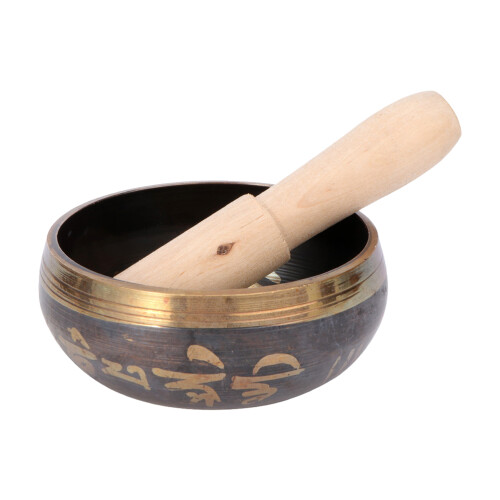 1Conjunto Taça De Yoga Cobre Suporte E Malhete