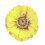 25 Sheets Flowers Notes Stick Pad Removable Stick Notes-Yellow 1