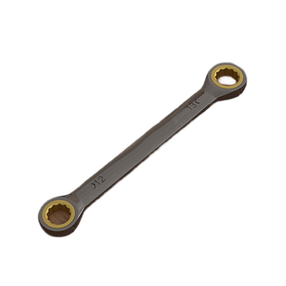 Double Box End Ratcheting Wrench Steel Ratchet Wrench-12Mm 13Mm 7696000999081