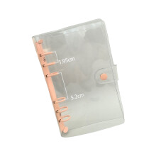 A 6 Clear Budget Binder Refillable Planner-OR transparent 6