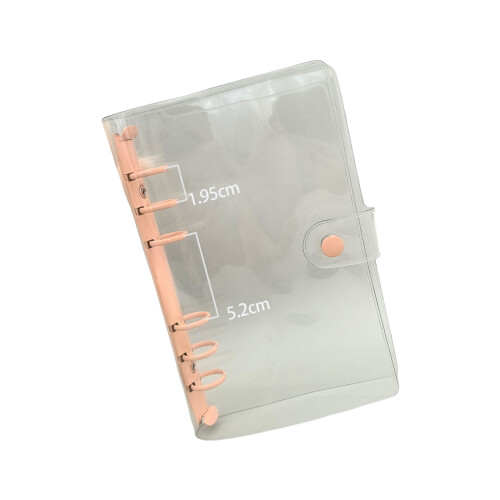 A 6 Clear Budget Binder Refillable Planner-OR transparent 6