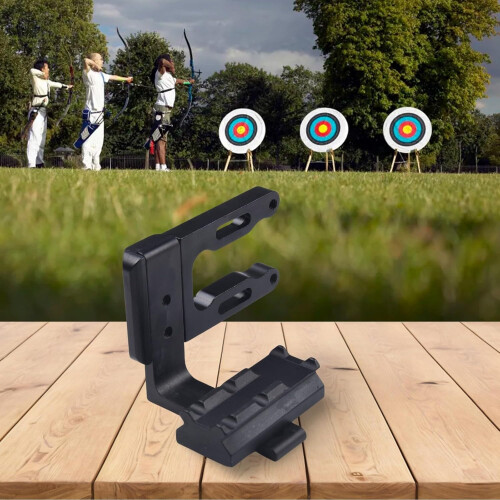 Red Dot Scope Sight Bracket Aluminum Alloy For Compound Bows Compatible With Green/Red Dot Sights 2