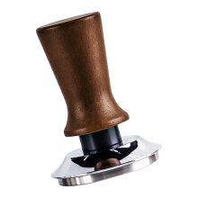 Beechwood and Stainless Steel Coffee Tamper-Flat bottom 51mm