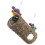 1Set Multifunctionele Vogel Schommel En Klimstand Gras Geweven 1