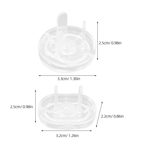 1Conjunto Capa De Segurança Transparente Para Infantil Pc 2