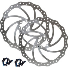 203 mm Bicycle Brake Disc Pack of 2 Stainless Steel for Mountain Bike