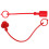 5Conjuntos PVC Vermelhas Para Conector Instalação 1
