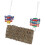 1Set Multifunctionele Vogel Schommel En Klimstand Gras Geweven 7