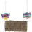 1Set Multifunctionele Vogel Schommel En Klimstand Gras Geweven 9