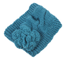 1Pc Blue Knitted Winter Headband for Baby Warm Elastic Hair Accessory
