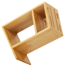 Keuken Accessoire Bamboe Cutter Rek Met Antislip Voetjes Beige