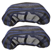 2Stk Motorradsitzbezug 3D Mesh Wasserdicht Atmungsaktiv Für Motorbike