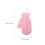 1Paar Rosa Strickhandschuhe Kinder Winddichte Fäustlinge Für Winter 9