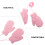 1Paar Rosa Strickhandschuhe Kinder Winddichte Fäustlinge Für Winter 11