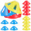 15St Stevige Plastic Training Cones Voor Voetbal En Basketbal 3