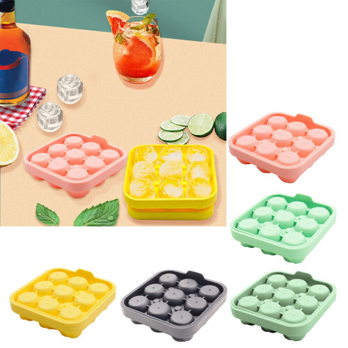 Ice Trays Rose Flower Shape Ice Maker Ice-Avocado Green 1