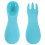 1Set Babysilikon Gabel Sicheres Anti- Besteck 1