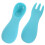 1Set Babysilikon Gabel Sicheres Anti- Besteck 4