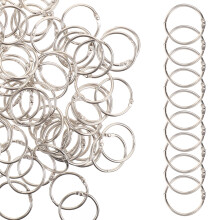 100Pz Metalliche Argento Resistente Per