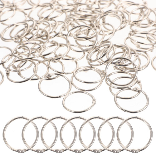 100Pz Metalliche Argento Resistente Per 2