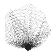 1Stk Schwarzer Haarclip Aus Langlebigem Material Für Damen Und